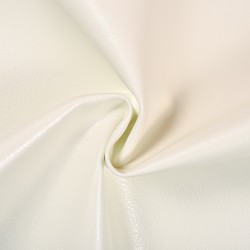 Ткань Дерматин (Кожзам) для мебели, цвет Белый (на отрез)  в Сыктывкаре