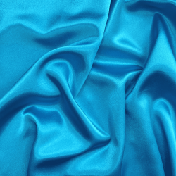 *Ткань Атлас-сатин, цвет Голубой (на отрез)  в Сыктывкаре