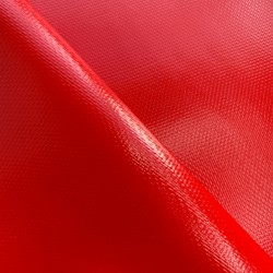 Тентовый материал ПВХ 600 гр/м2 плотная, Красный (Ширина 150см), на отрез  в Сыктывкаре, 600 г/м2, 1189 руб
