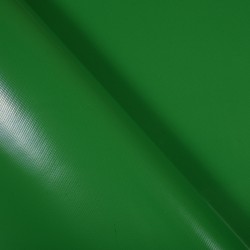 Ткань ПВХ 450 гр/м2, Зелёный (Ширина 160см), на отрез  в Сыктывкаре
