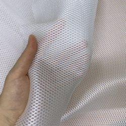 Сетка 3D трехслойная Air mesh 160 гр/м2, цвет Белый (на отрез)  в Сыктывкаре