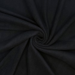 Флис Односторонний 130 гр/м2, цвет Черный (на отрез)  в Сыктывкаре