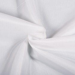 Ткань подкладочная Таффета 190Т, цвет Белый (на отрез)  в Сыктывкаре