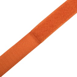 Контактная лента 25мм  Оранжевый (велькро-липучка, на отрез)  в Сыктывкаре