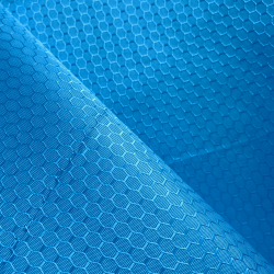 Ткань Оксфорд 300D PU Рип-Стоп СОТЫ, цвет Голубой (на отрез)  в Сыктывкаре