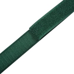 Контактная лента 25мм цвет Зелёный (велькро-липучка, на отрез)  в Сыктывкаре