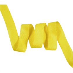 Окантовочная лента-бейка, цвет Жёлтый 22мм (на отрез)  в Сыктывкаре