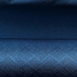 Ткань Блэкаут для штор светозатемняющая 100% &quot;Орнамент Синий&quot; (на отрез)  в Сыктывкаре